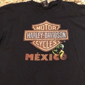 T-shirt with green lizard